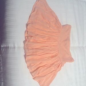 NWT - Fun, Flirty, sexy, peach summer mini skirt/skort